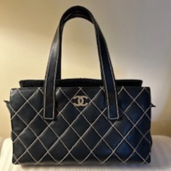 Vintage Chanel Wild Stitch Top Handle Bag - Picture 2 of 8